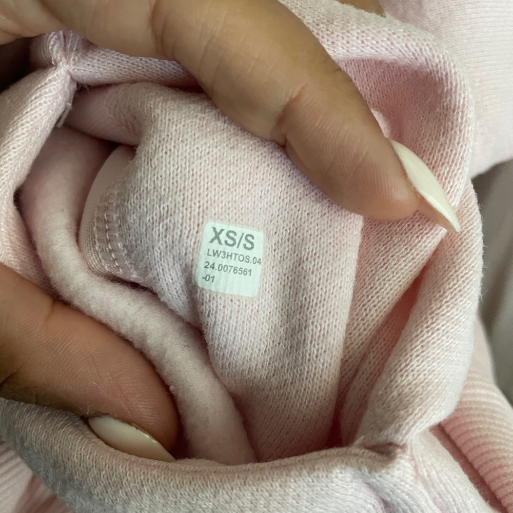 Lululemon Scuba Oversized Half-Zip Hoodie STRAWBERRY MILKSHAKE - Picture 4 of 4